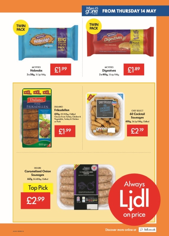 LIDL Weekly Offers Leaflet - Thursday 14 – Wednesday 20 May 2020 - 15 page(s)
