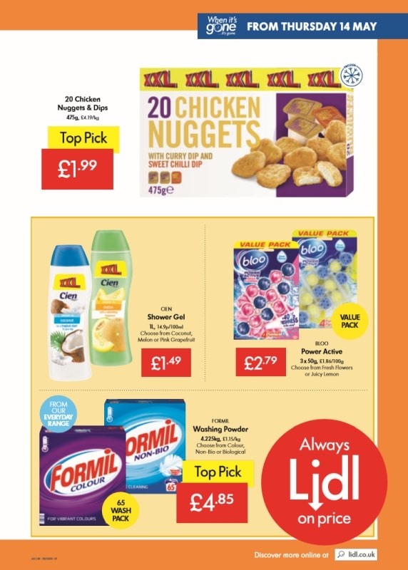 LIDL Weekly Offers Leaflet - Thursday 14 – Wednesday 20 May 2020 - 17 page(s)