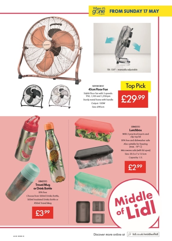 LIDL Weekly Offers Leaflet - Thursday 14 – Wednesday 20 May 2020 - 21 page(s)