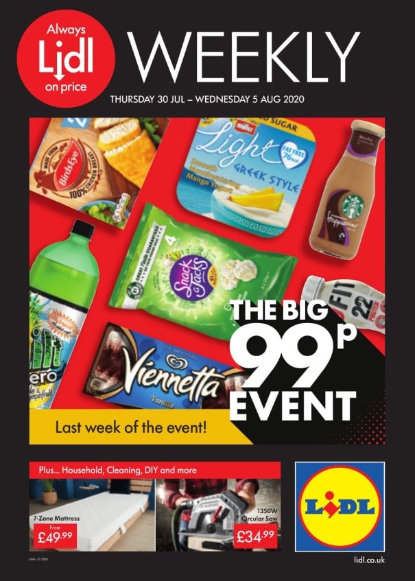 LIDL Weekly Offers Leaflet 30 July–5 August 2020