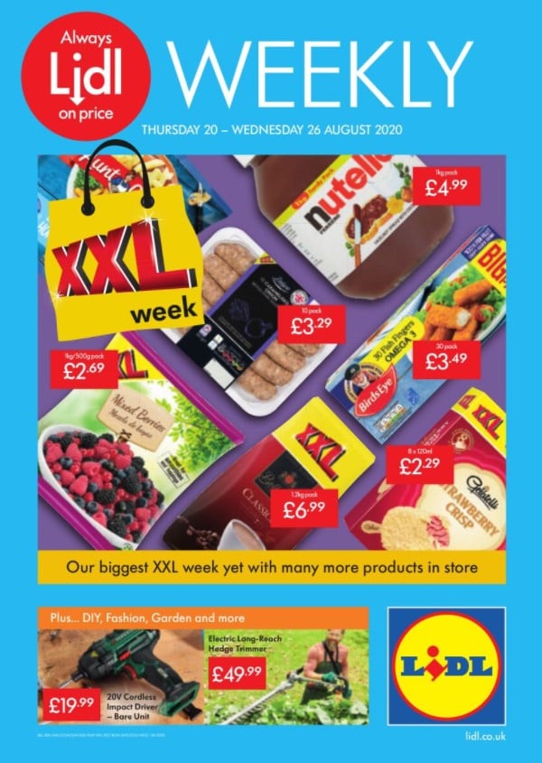 LIDL Weekly Offers Leaflet 20–26 August 2020