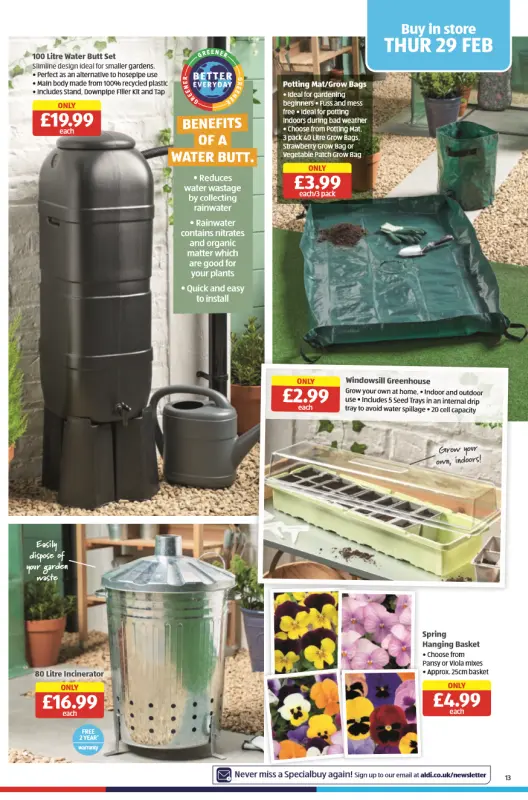 ALDI Special Buys Catalogue From 29 Feb 2024 - 13 page(s)