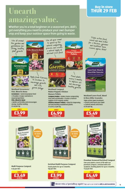 ALDI Special Buys Catalogue From 29 Feb 2024 - 15 page(s)